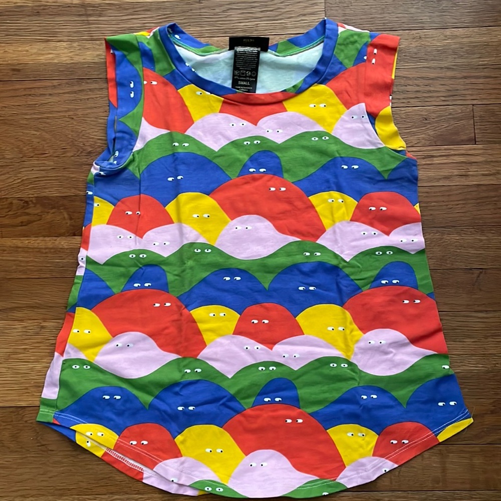 Nooworks Muscle Tee in Lumps Textile - S